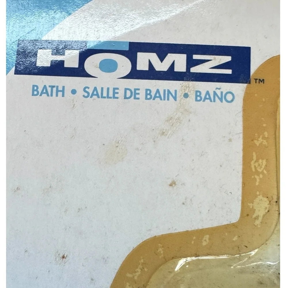 Vintage Homz Wet n Set Towel Ring 2210 Cream Plastic Bathroom Holder 2000 NOS